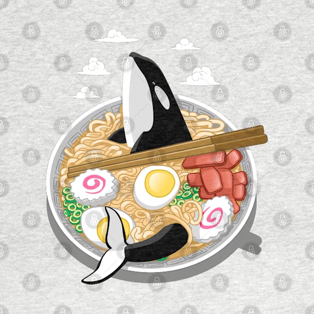 Ramen Killer Whale by albertocubatas